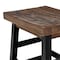Alaterre Furniture Pomona - Wood 20"H Barstool with Metal Legs AMBA2020M - alternate 7
